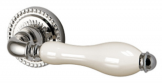 Ручка раздельная Silvia CL 1 SILVER-925/LWP-109 Серебро 925/беж фарфор