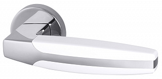 Ручка раздельная ARC URB2 CP/CP/White-14 Хром/хром/белый